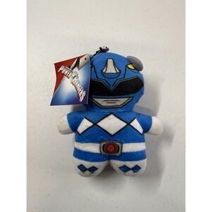 *BRAND NEW* 2017 Saban's Power Rangers Plush Backpack Clip Blue RARE! 6"
